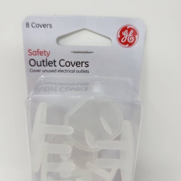 GE Safety Outlet Covers 8-Pack Electrical Socket Protectors - Picture 2 of 6